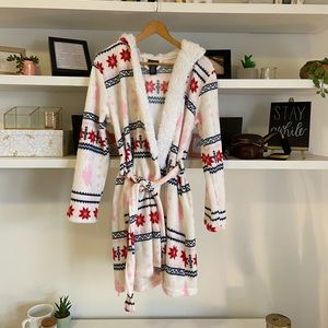 NWOT U.S. Polo Assn. Warm Fuzzy Winter Bathrobe